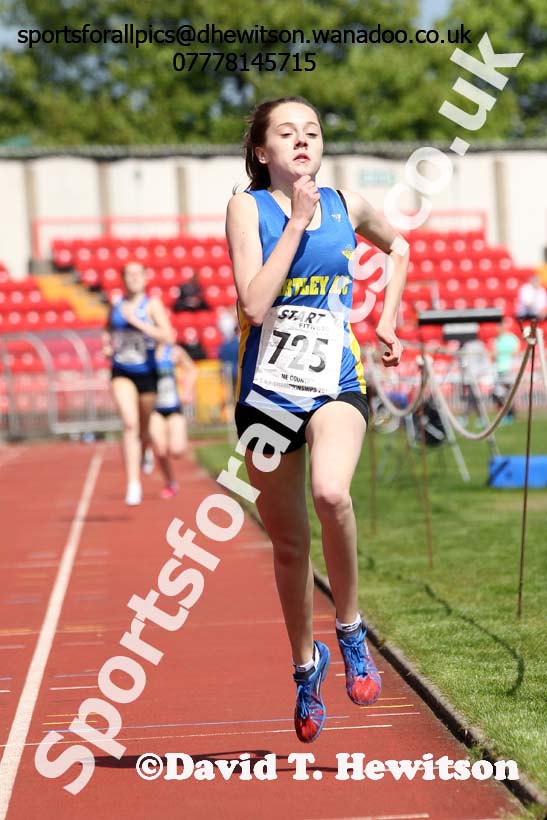 Womens under-20s, North East Track and Field Champs., Gateshead. Photo: David T. Hewitson/Sports for All Pics